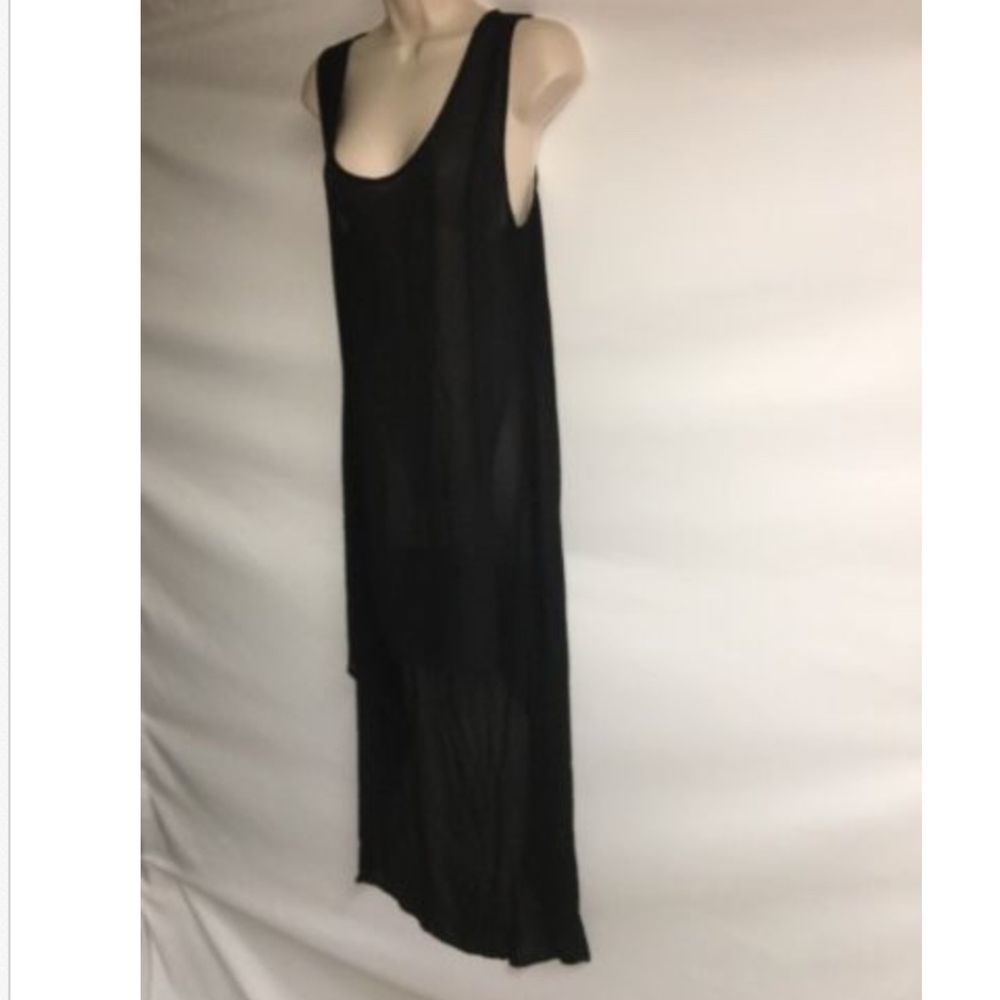 Millau Dress Cover Up Medium Sheer High Low Womens - Picture 2 of 7